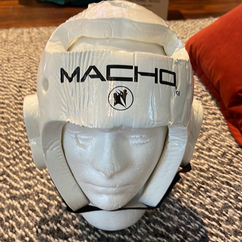 Macho Martial Arts Padded Sparring Helmet Large